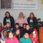 Rádio Escola contou com a coparticipação da Escola Infantil A Sementinha de Selbach, na quarta 14 de junho.