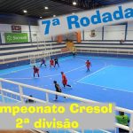 Sétima Rodada do Campeonato Cresol de Futsal - 2ª Divisão