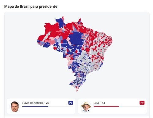 Confira o resultado das eleições presidenciais no Brasil e em Selbach